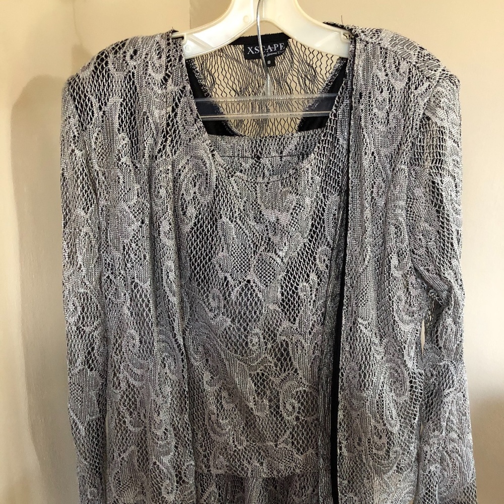 Silver Evening Cocktail Trio